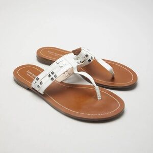 Kate Spade New York Carol studded leather sandals. 🤍